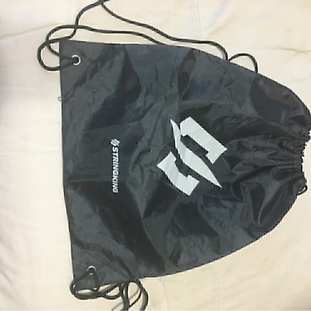 String King Black Backpack Cinch Sack Nwot View 6